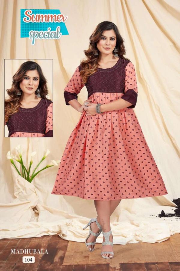 Trendy New Madhubala  Rayon Designer Kurti Collection